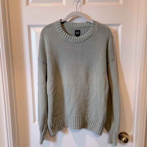GAP Women's Light Green Crew Neck Sweater S - Picture 1 of 3